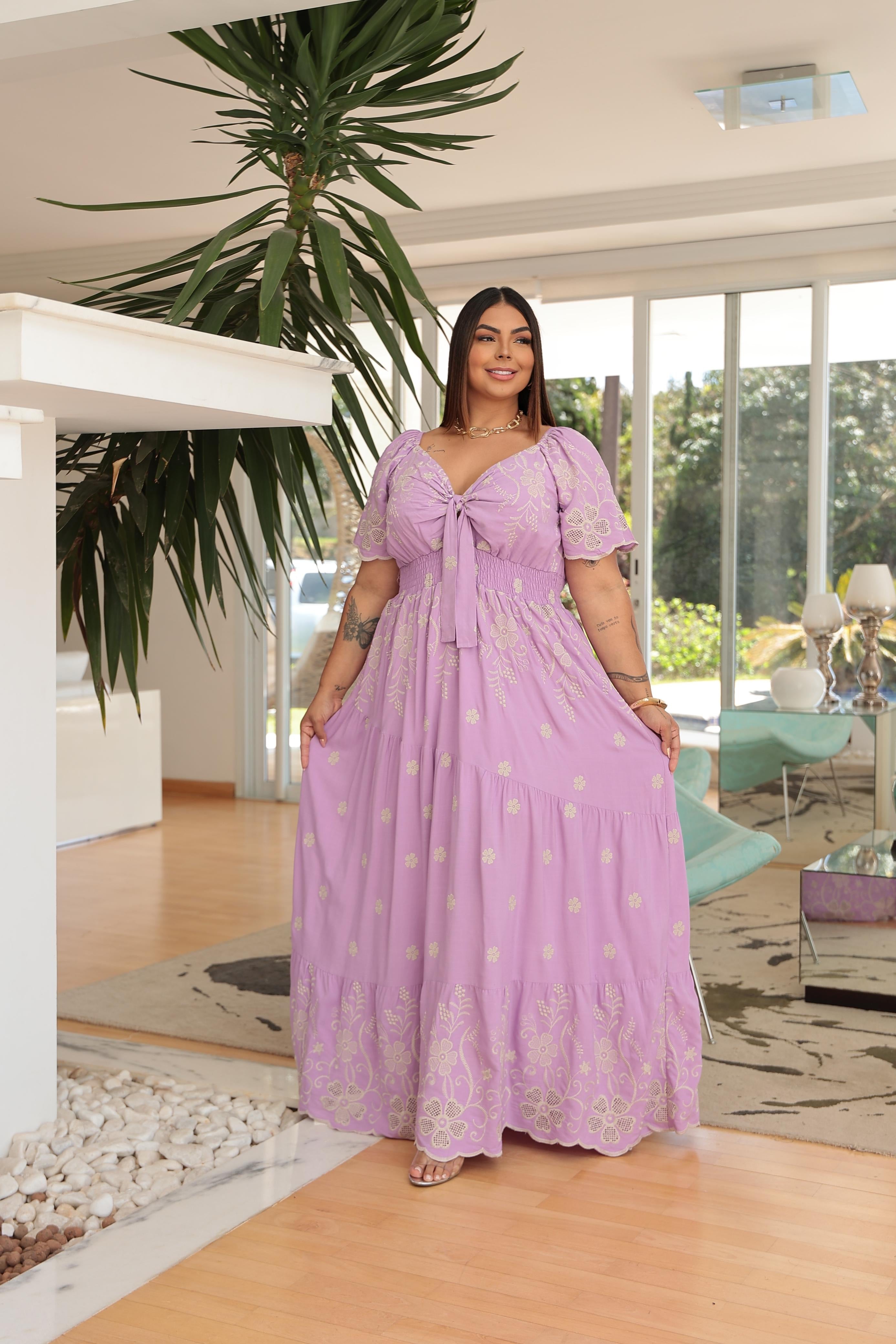 Vestido Alicy Bordado