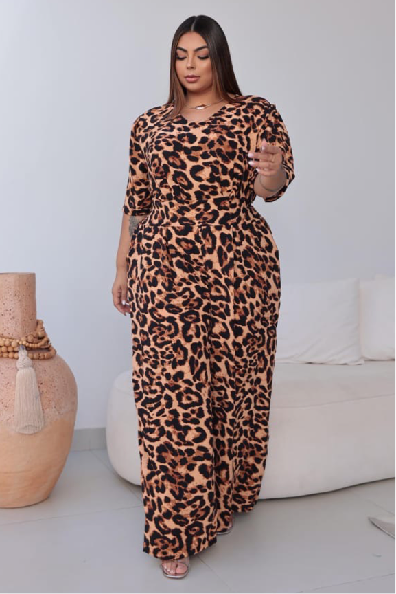 Macacão Dubai Animal Print