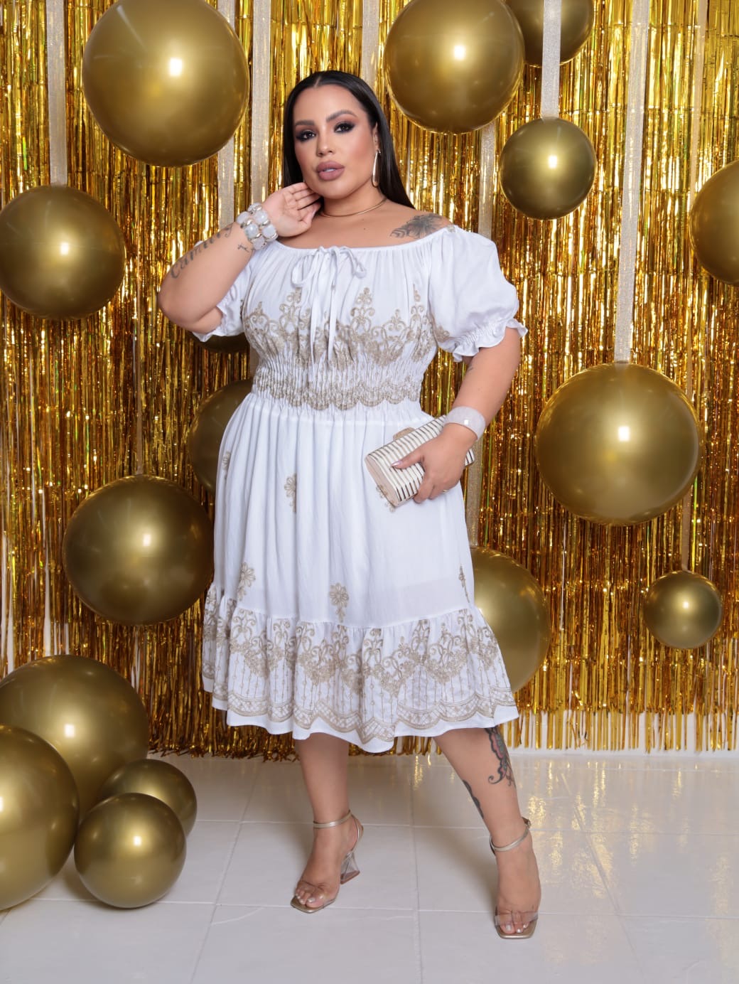 Vestido Ciganinha Bordado