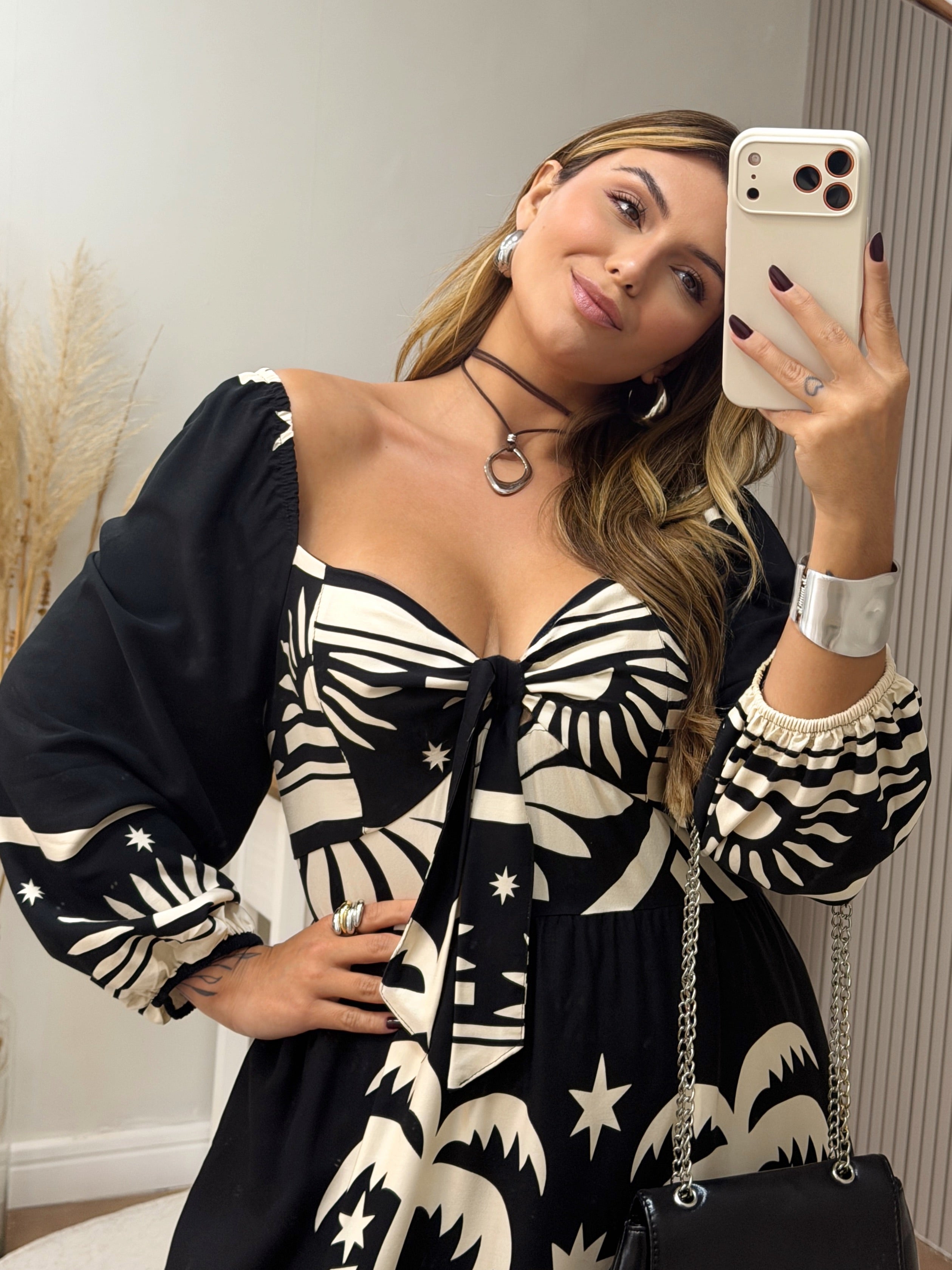 Vestido Veneza Manga Longa