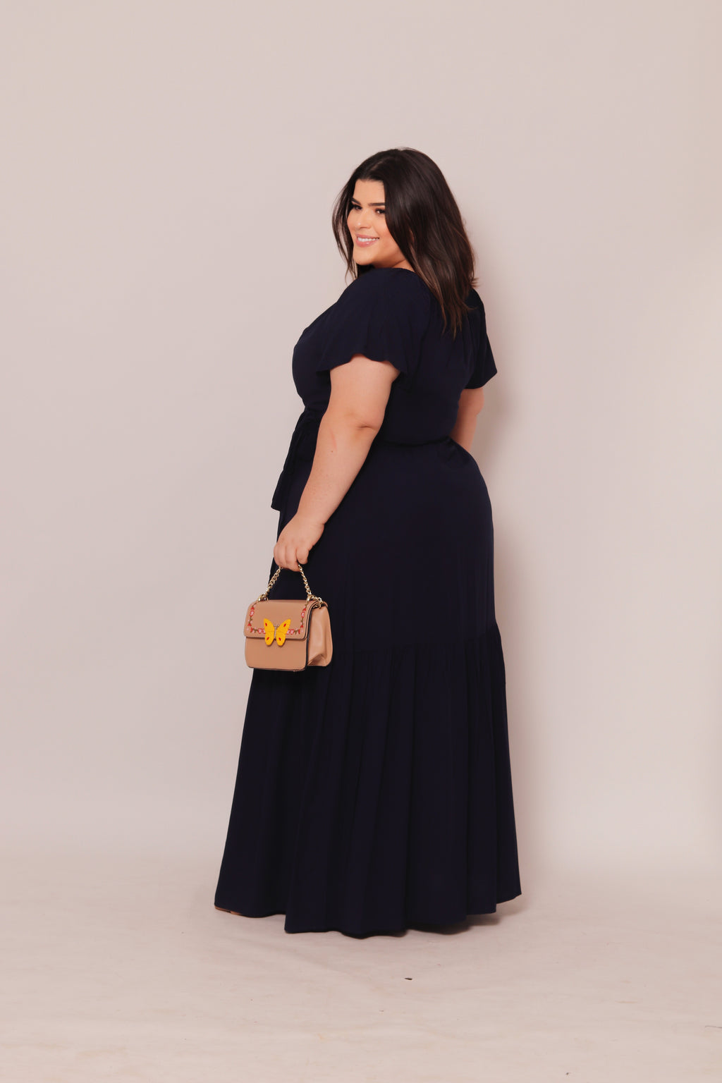 Vestido Plus Size Longo Sara
