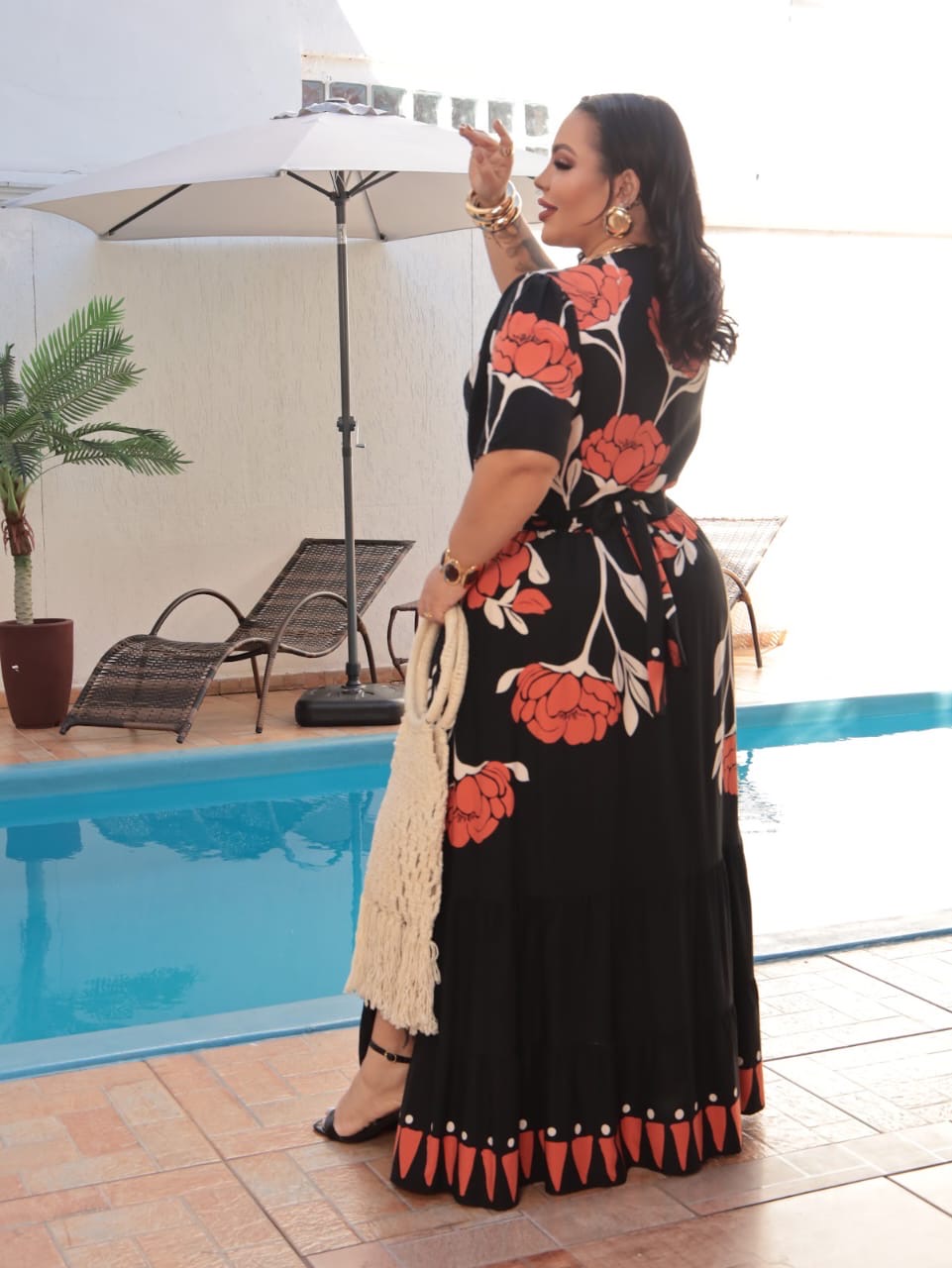 Conjunto Cropped e Saia