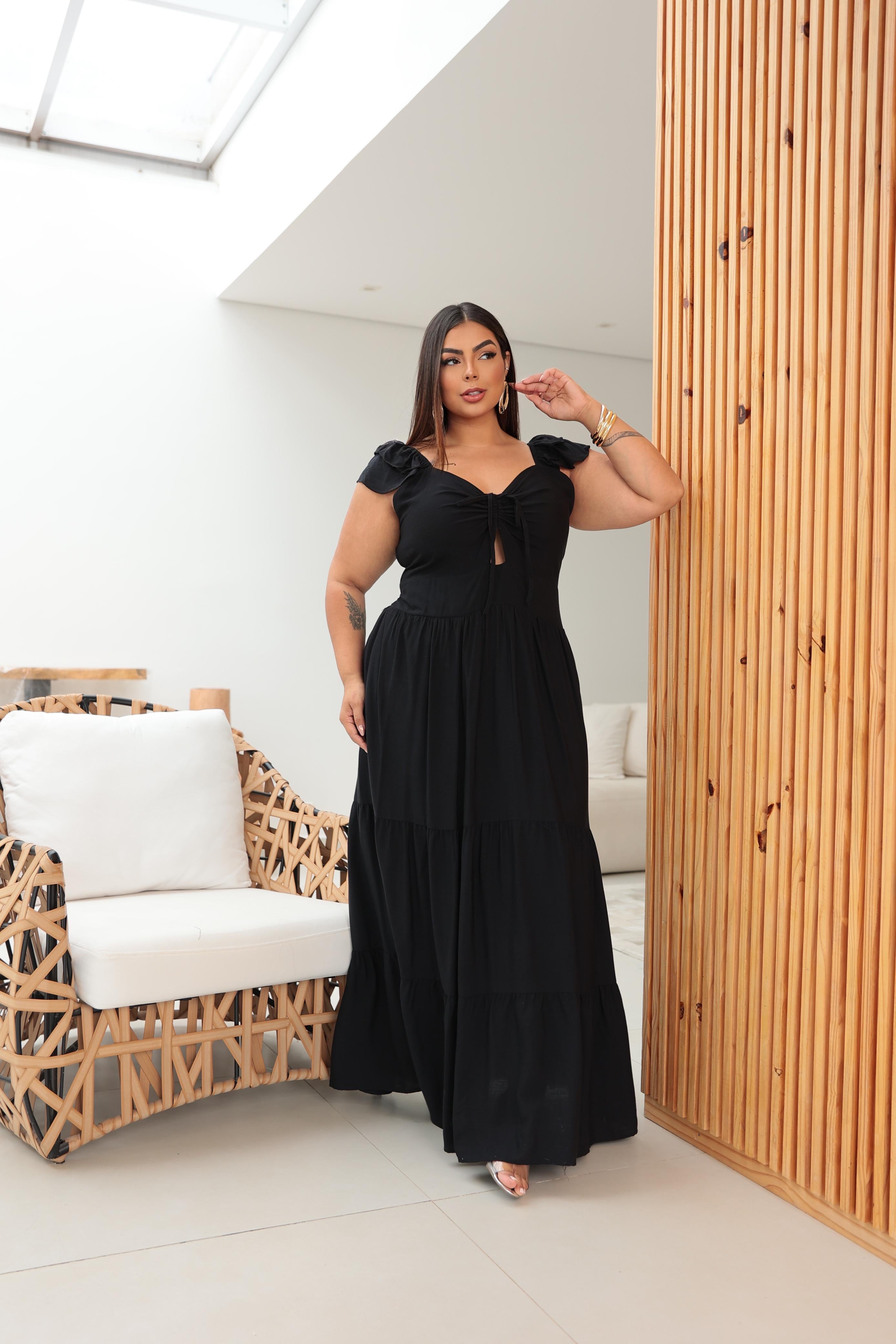 Vestido Fantini Viscolinho