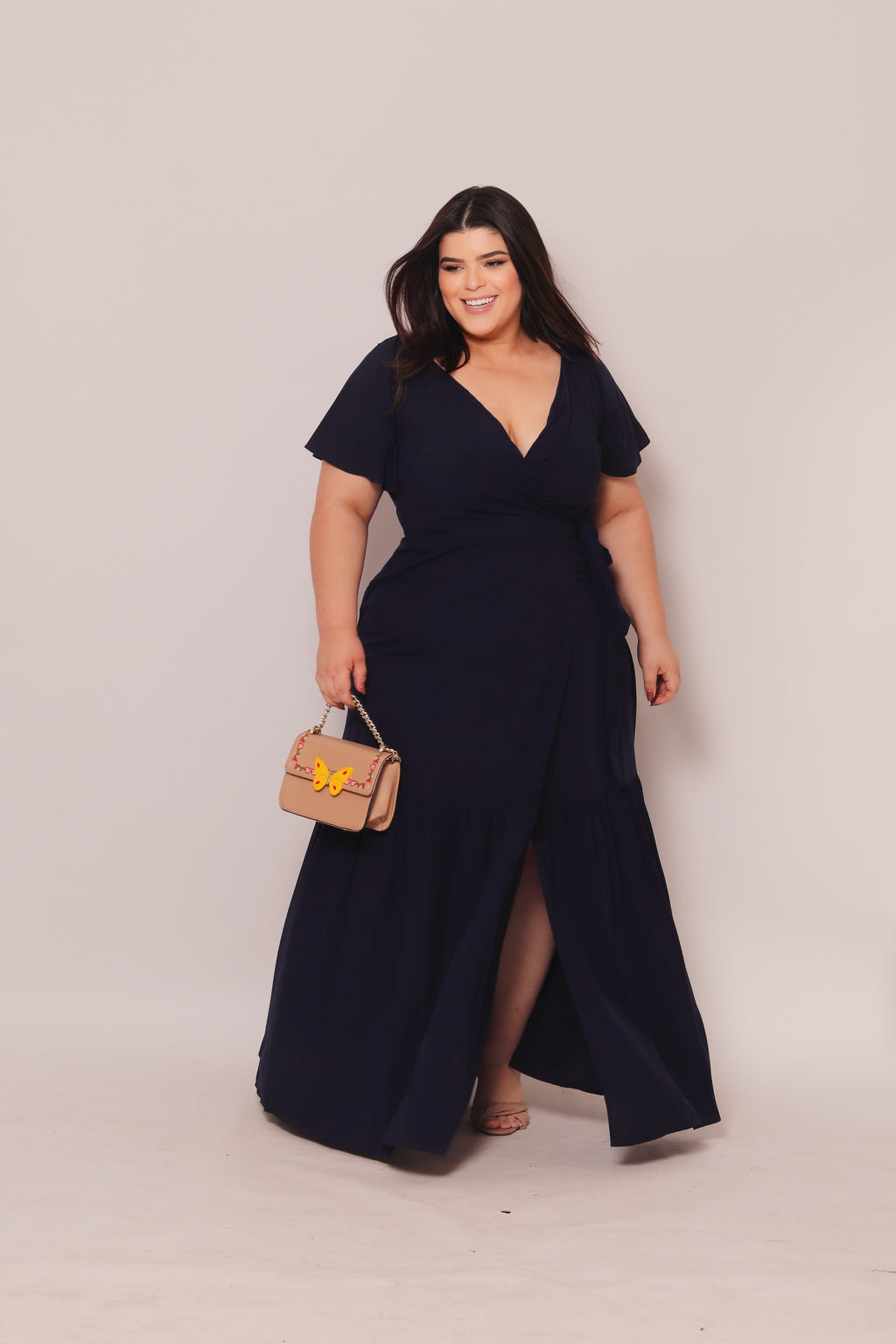 Vestido Plus Size Longo Sara