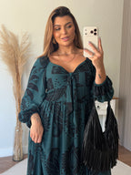 Vestido Veneza Manga Longa