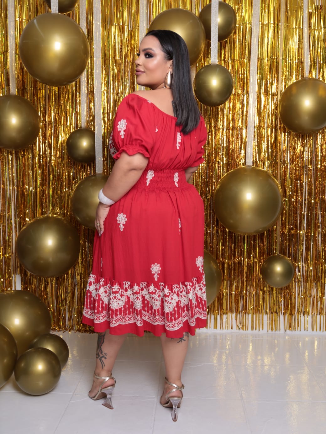 Vestido Ciganinha Bordado