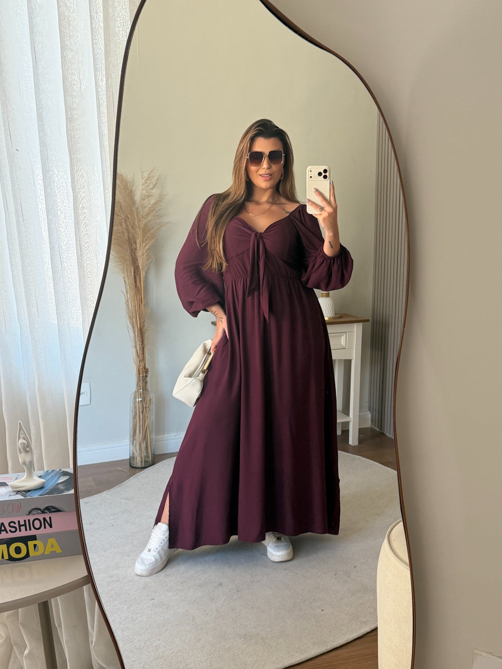 Vestido Veneza Manga Longa