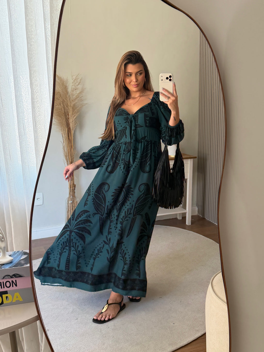Vestido Veneza Manga Longa