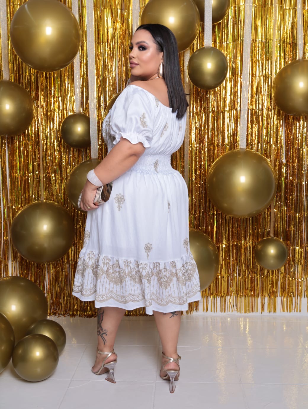 Vestido Ciganinha Bordado