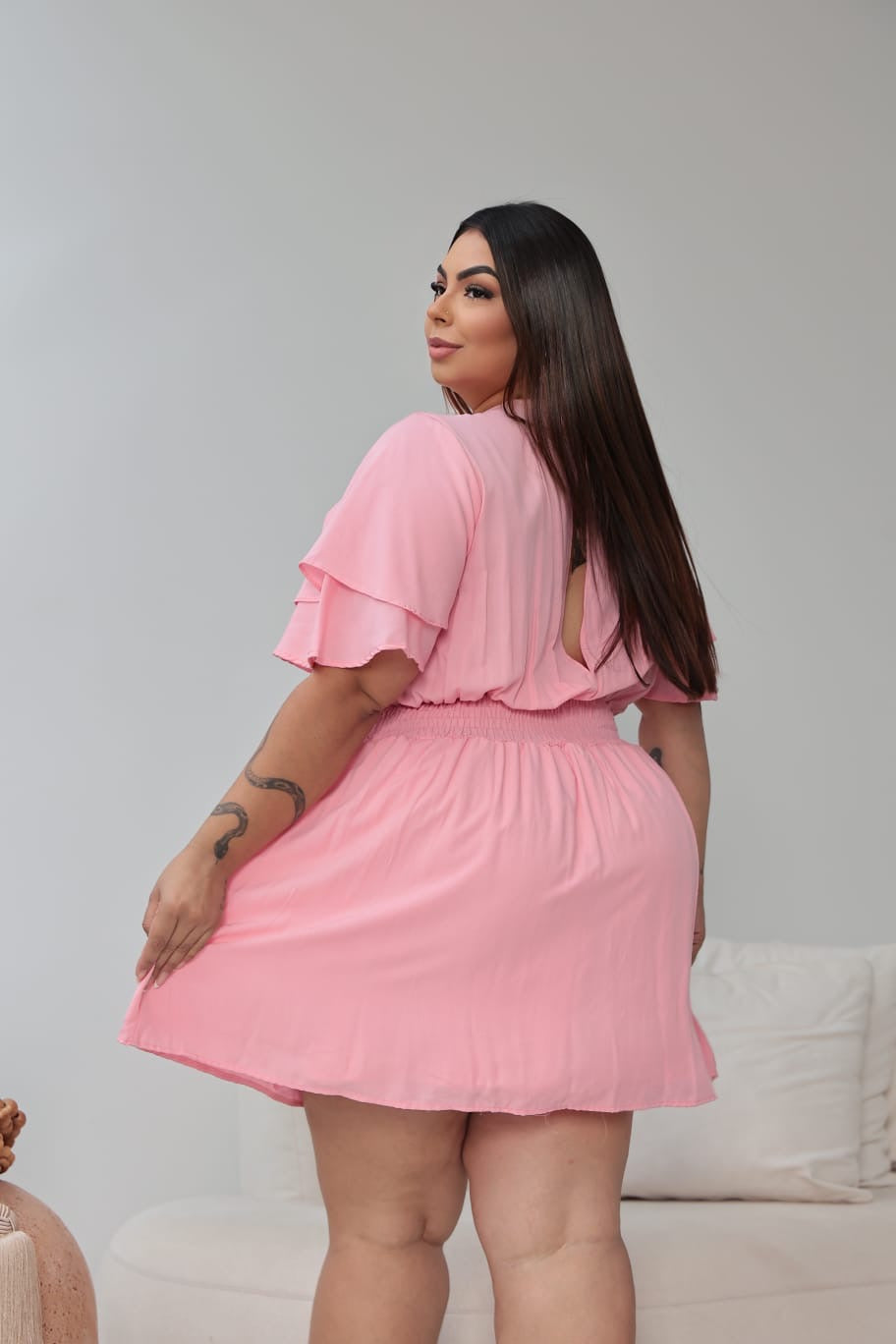 Macaquinho Shorts e Saia Léa