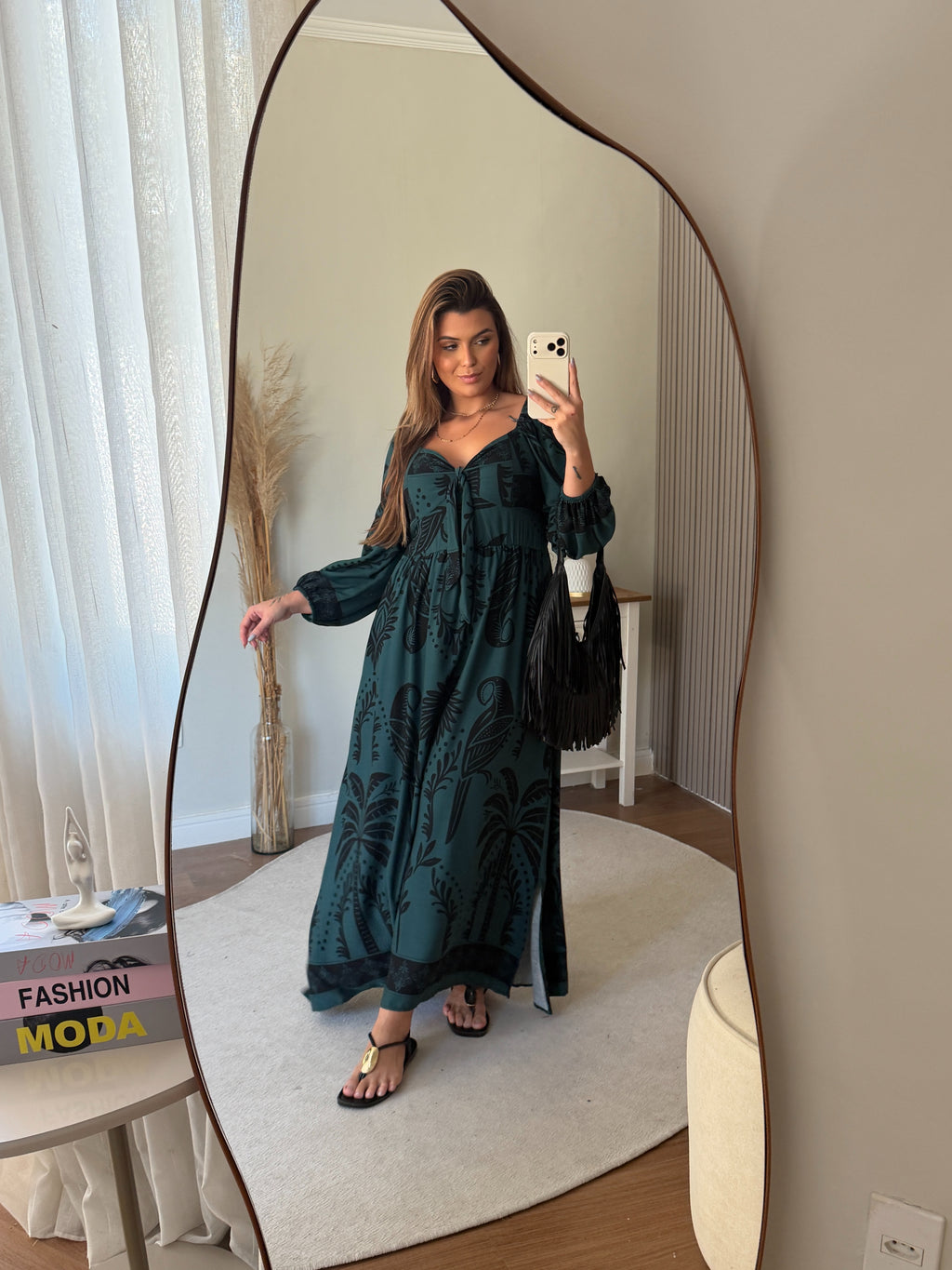 Vestido Veneza Manga Longa