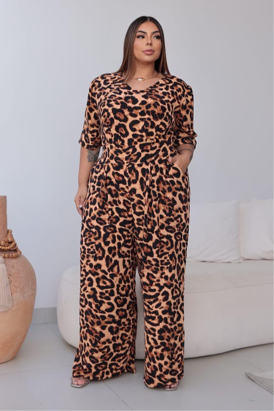 Macacão Dubai Animal Print