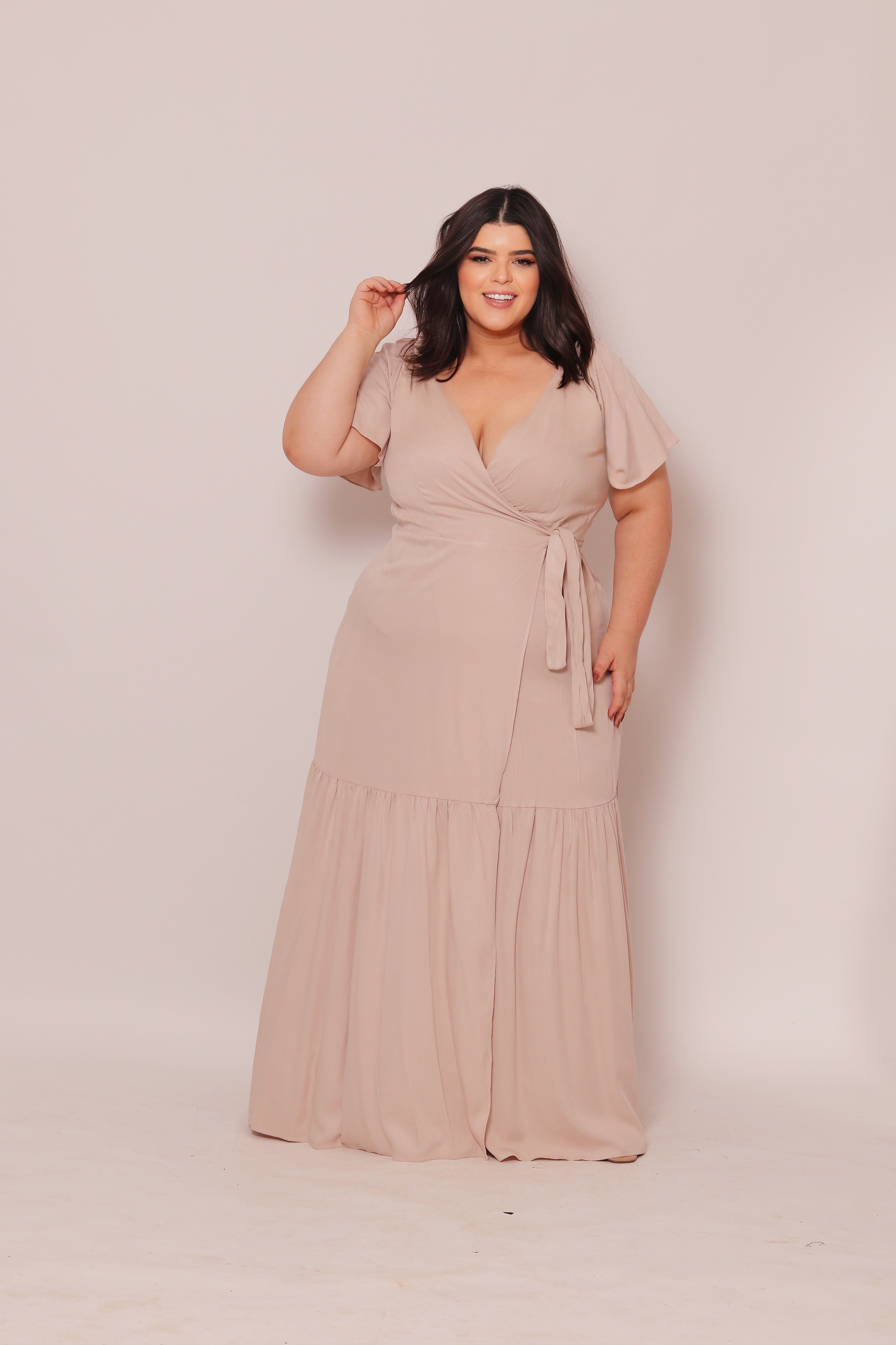 Vestido Plus Size Longo Sara