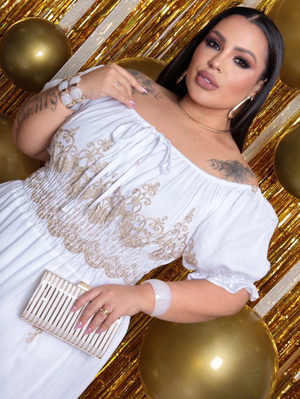 Vestido Ciganinha Bordado