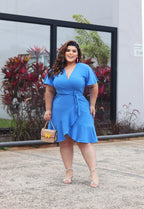 Vestido Maria Azul Claro