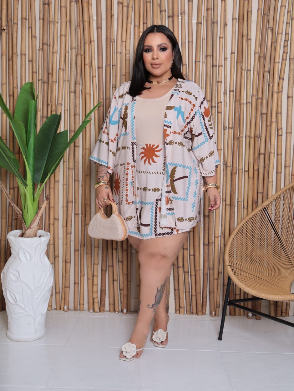 Conjunto Kimono 2 peças