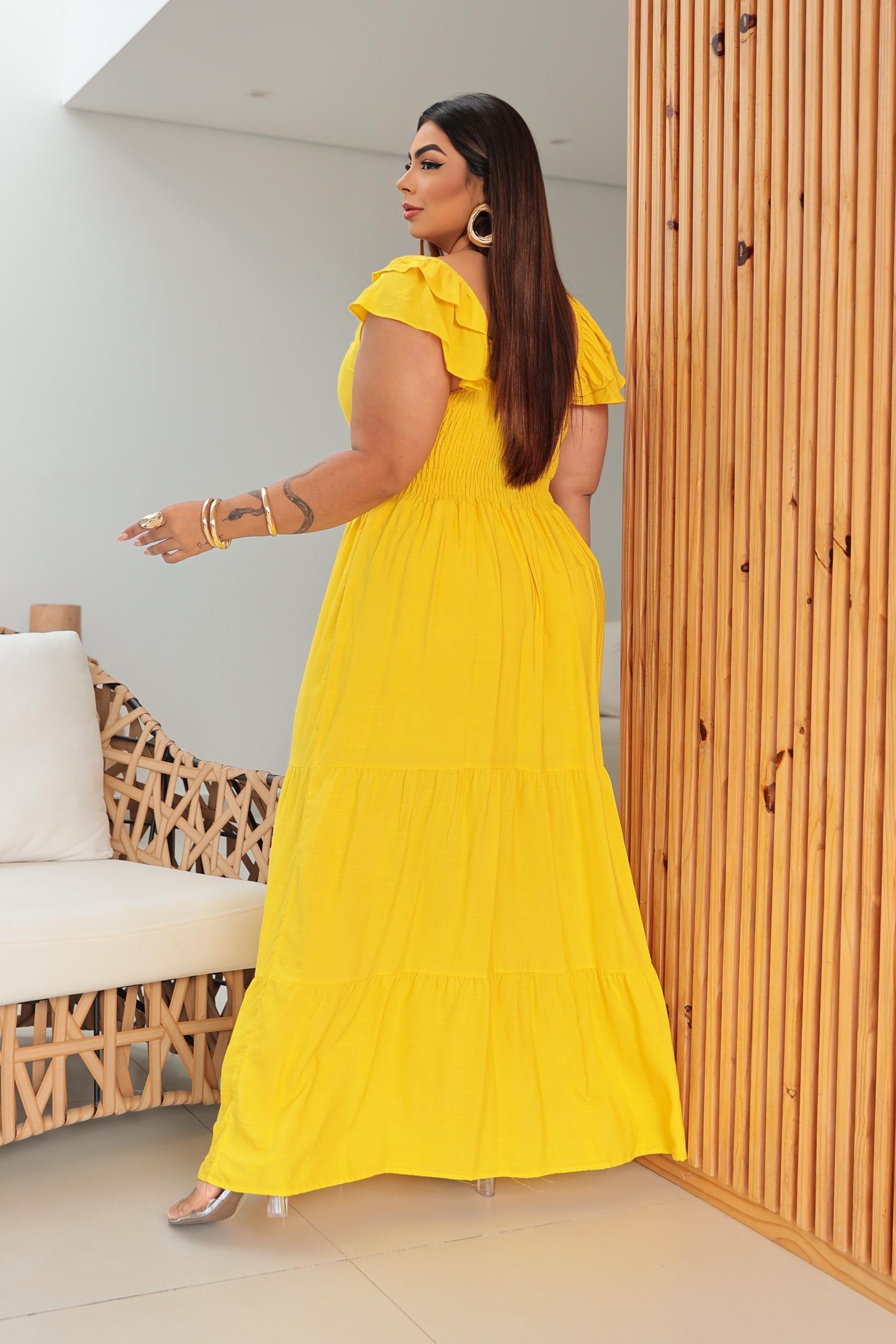 Vestido Fantini Viscolinho