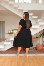 Vestido Plus Size Curto Yasmin