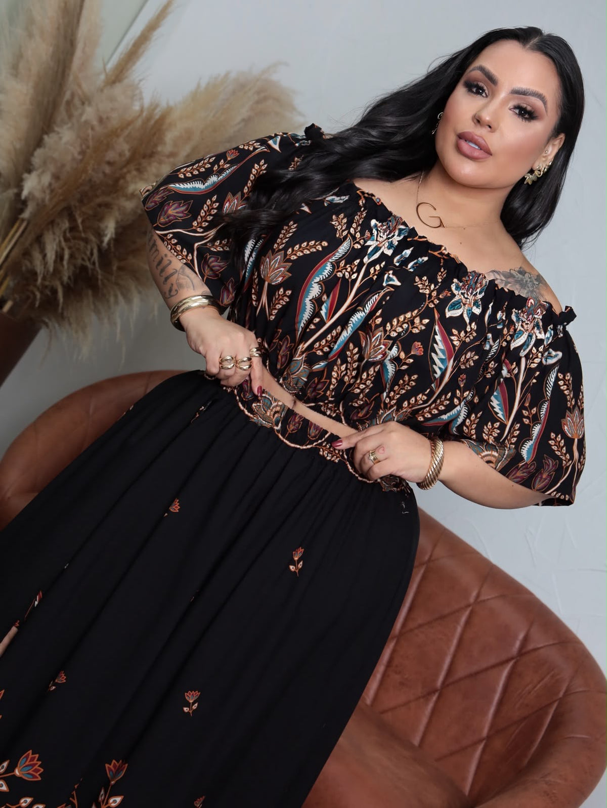Conjunto Alícia estampado