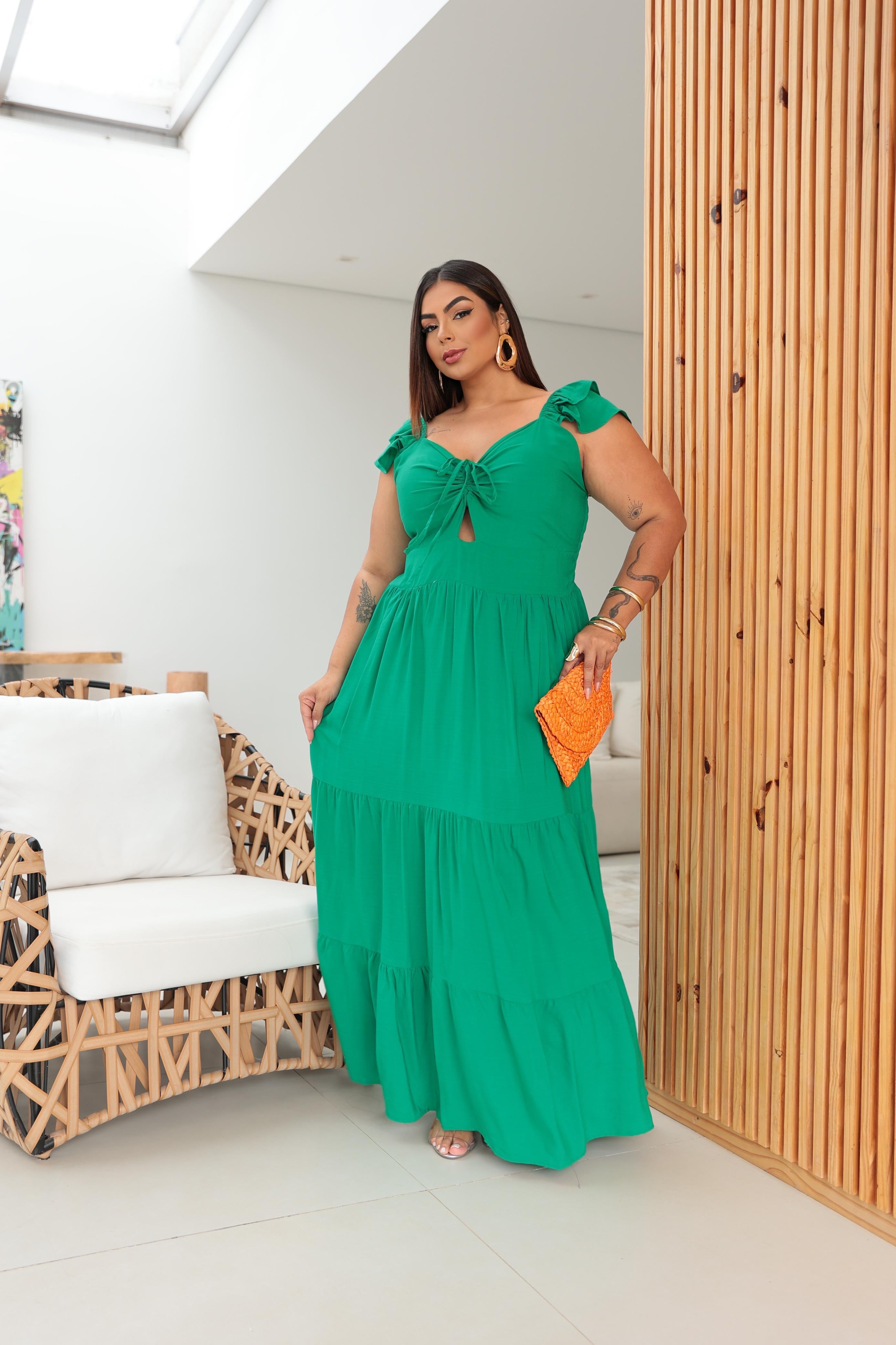 Vestido Fantini Viscolinho