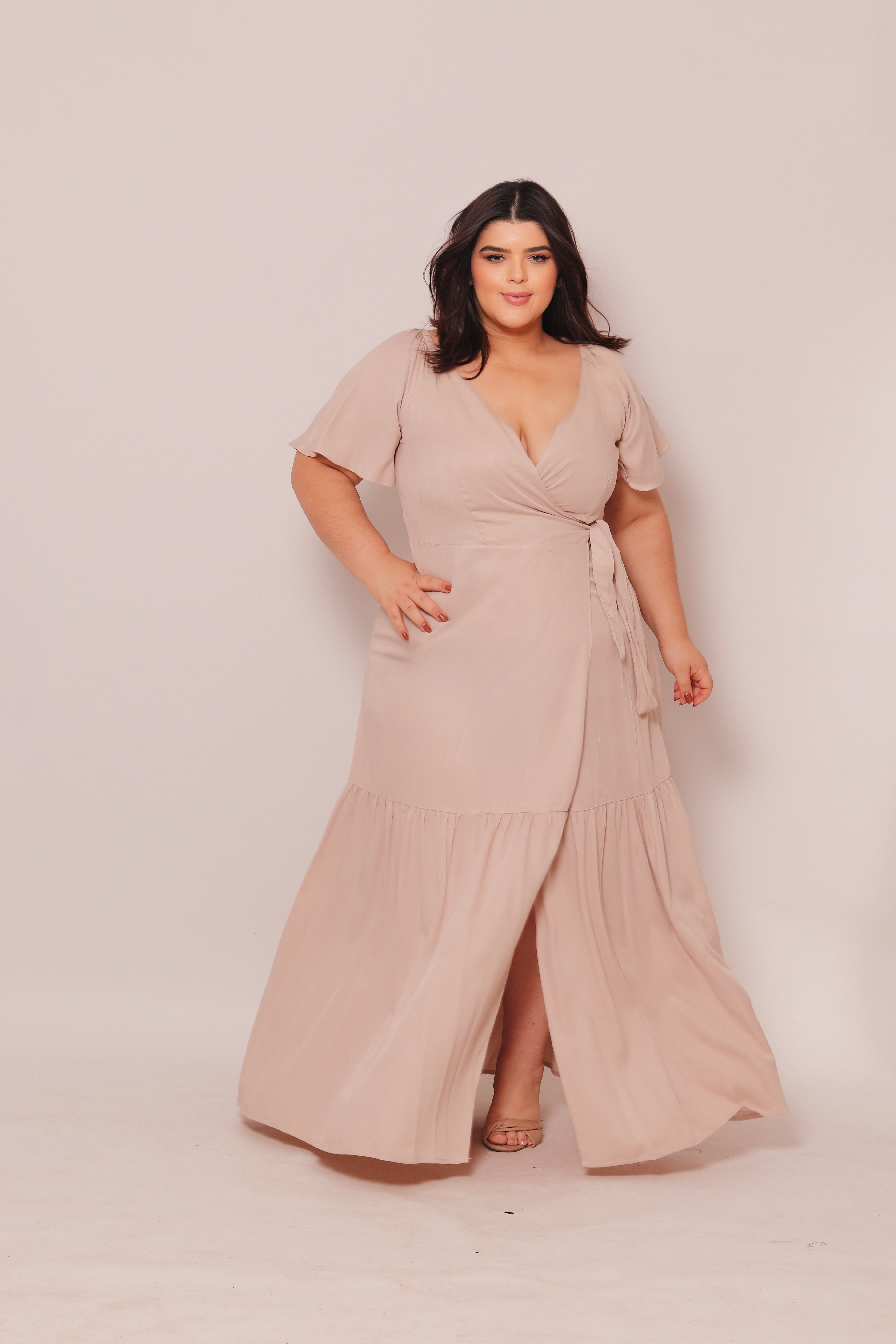 Vestido Plus Size Longo Sara