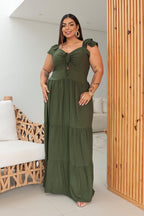 Vestido Fantini Viscolinho