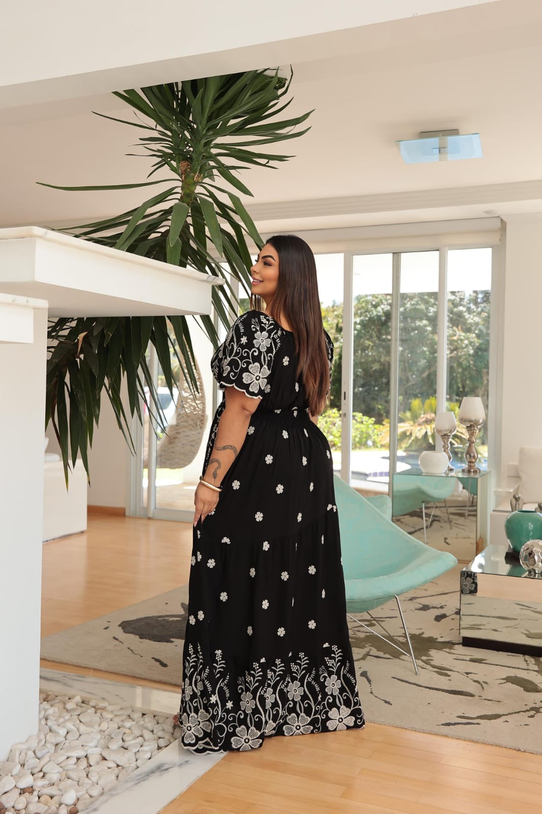 Vestido Alicy Bordado