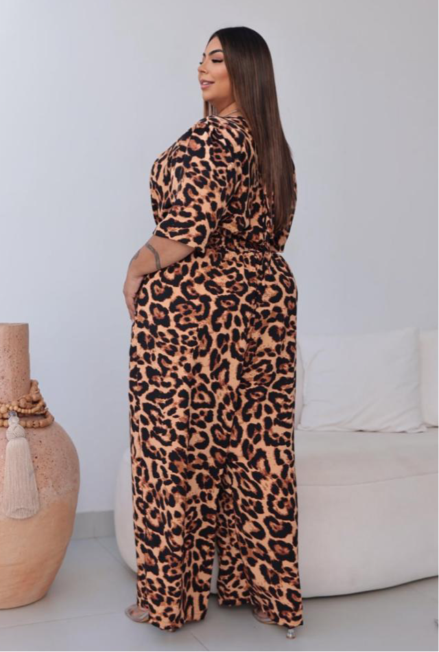 Macacão Dubai Animal Print