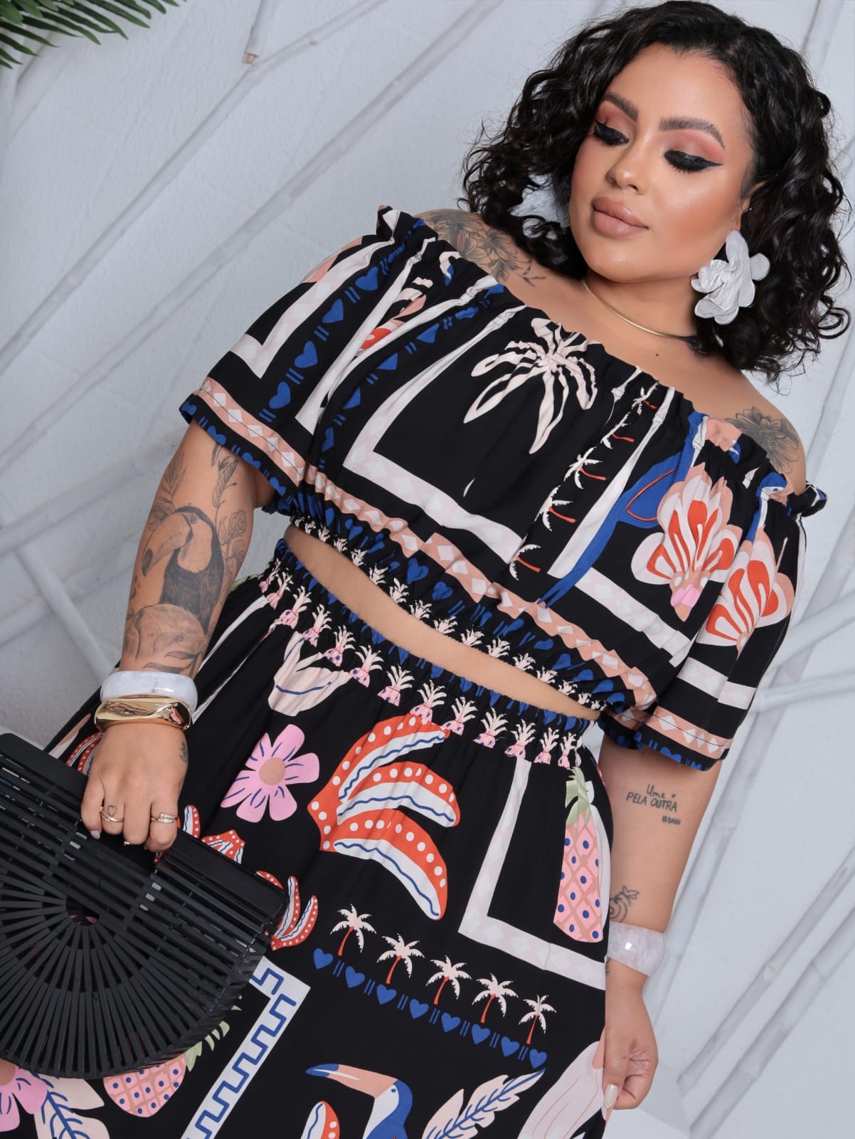 Conjunto Alícia estampado