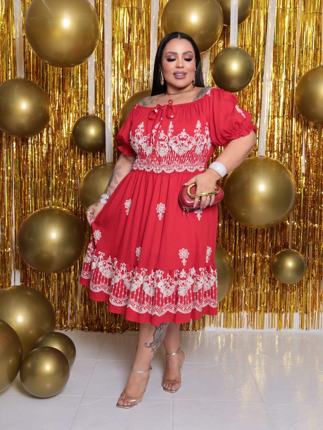 Vestido Ciganinha Bordado