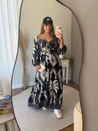 Vestido Veneza Manga Longa
