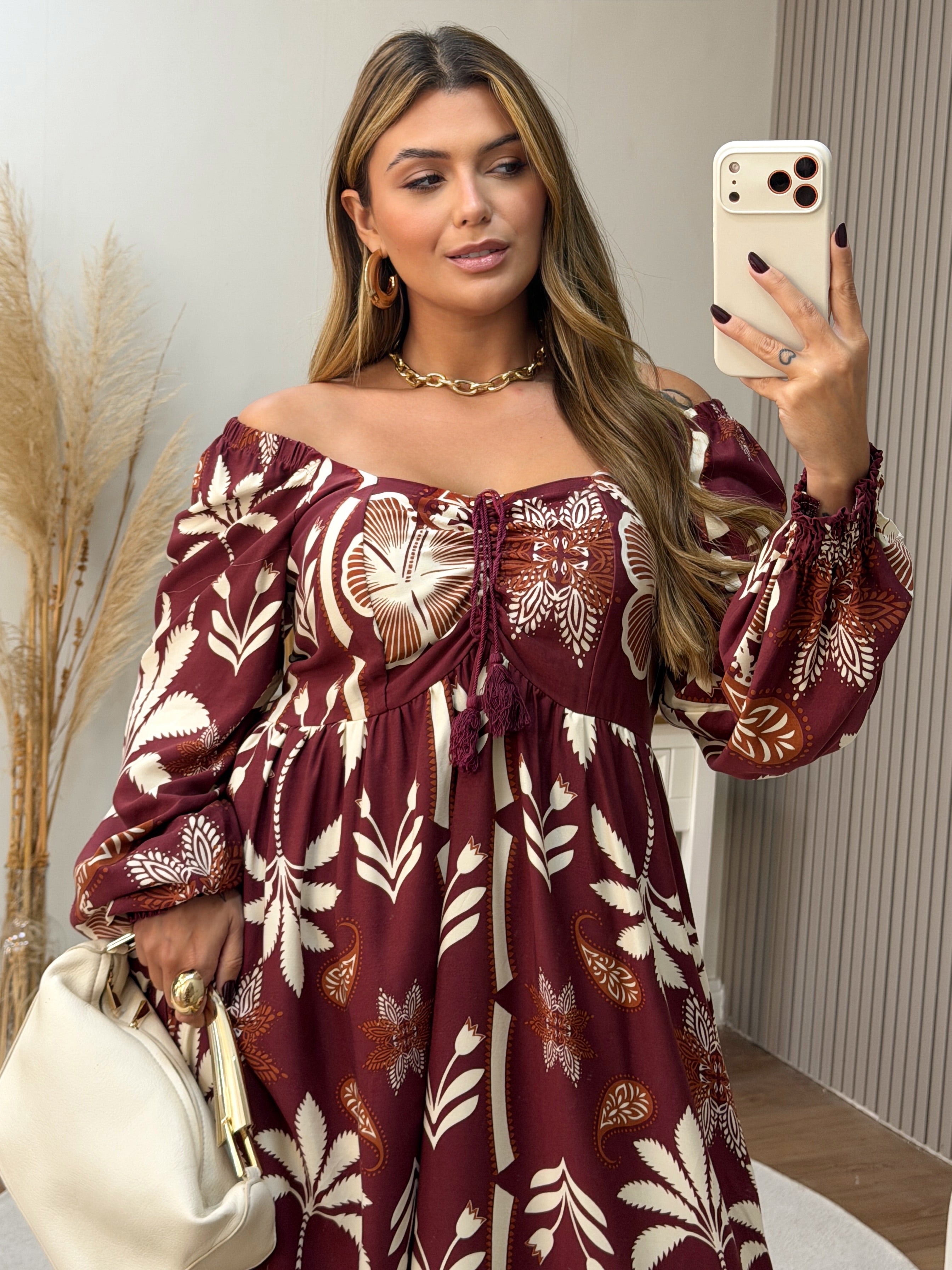 Vestido Turquia Manga longa