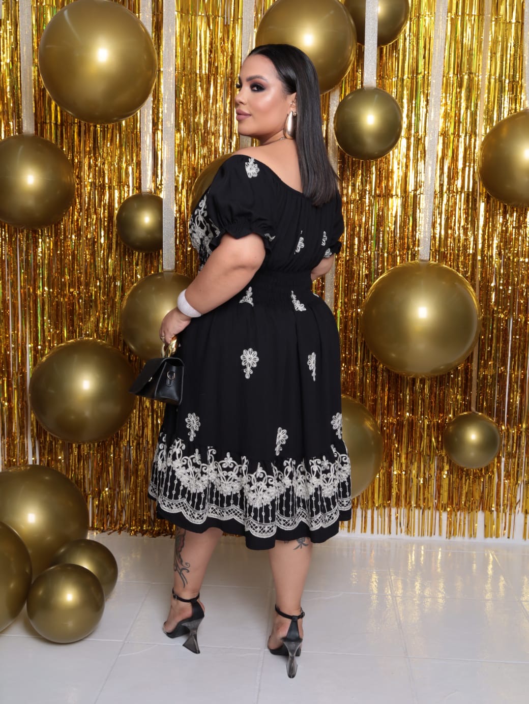 Vestido Ciganinha Bordado