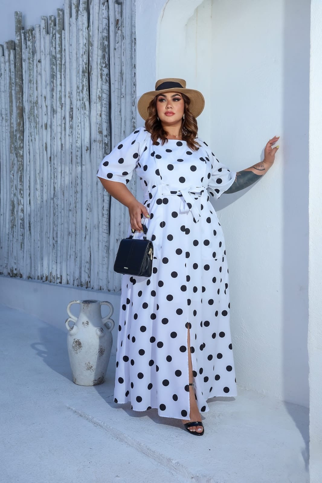 Vestido Poá