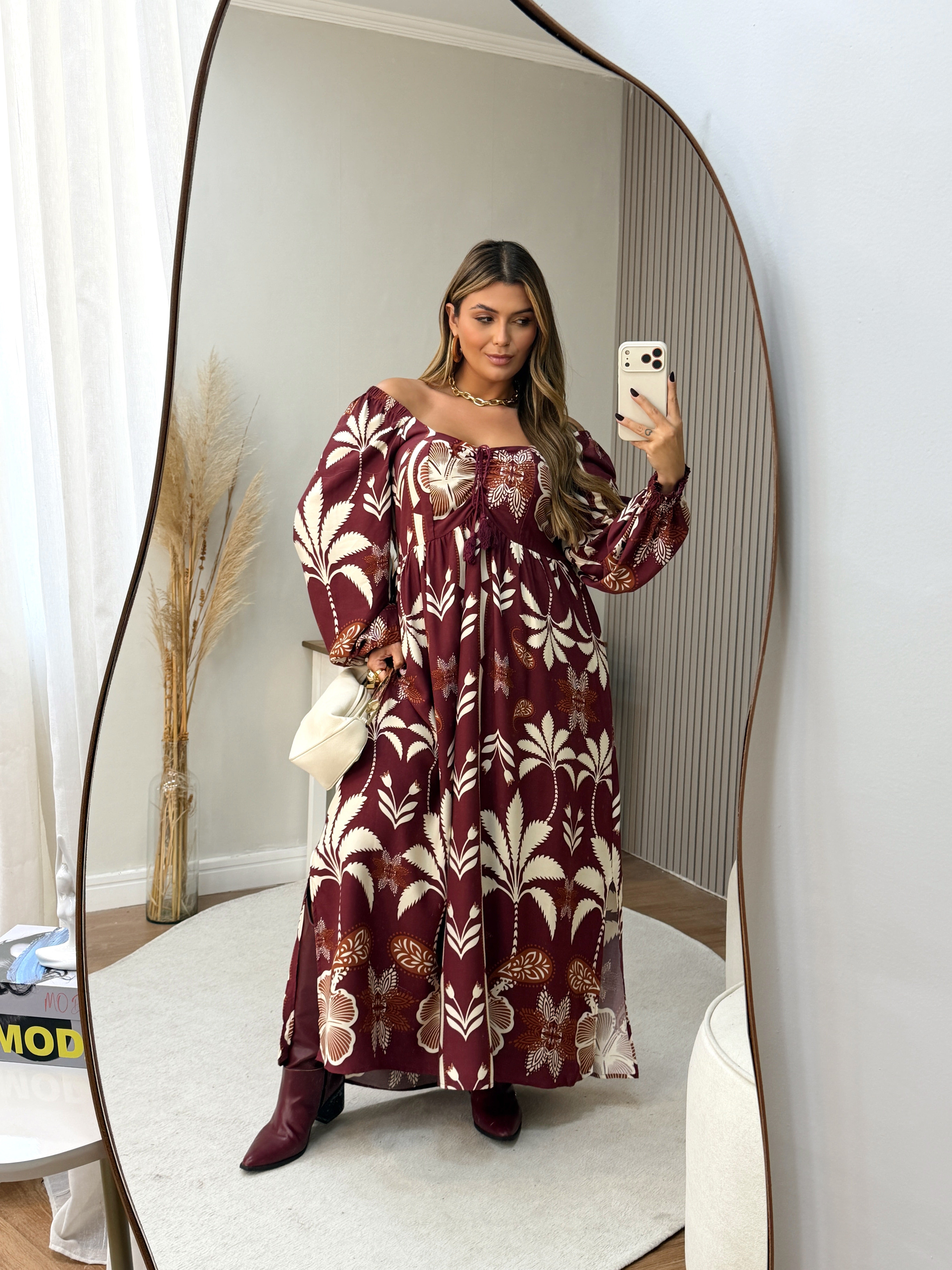 Vestido Turquia Manga longa