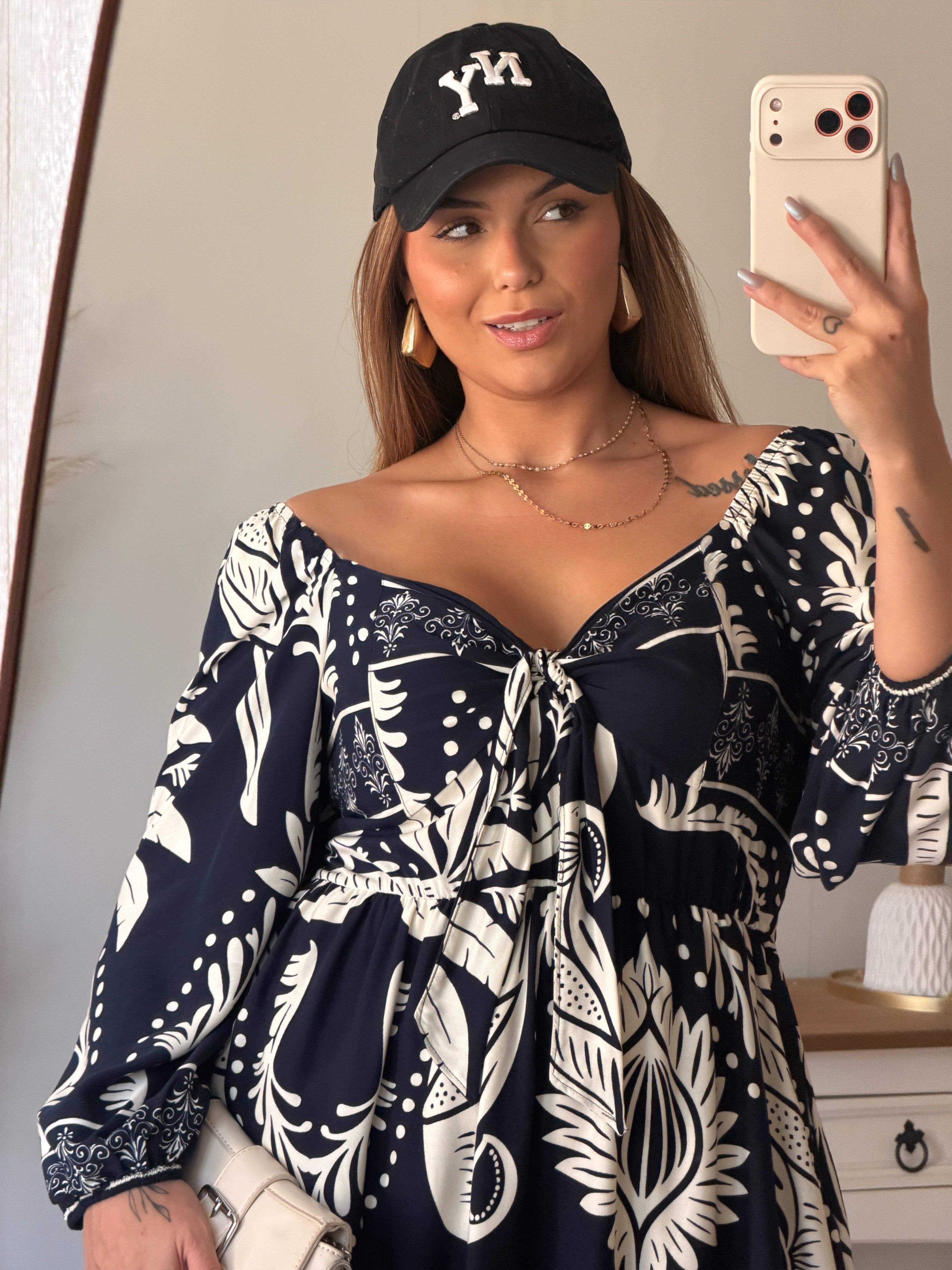 Vestido Veneza Manga Longa