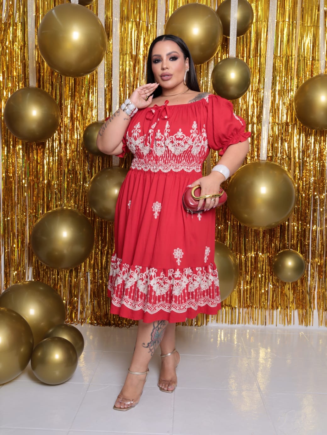 Vestido Ciganinha Bordado