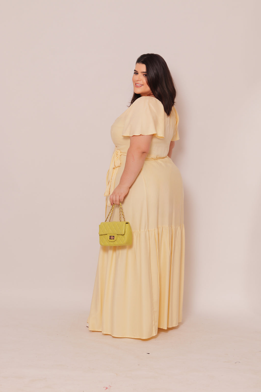 Vestido Plus Size Longo Sara