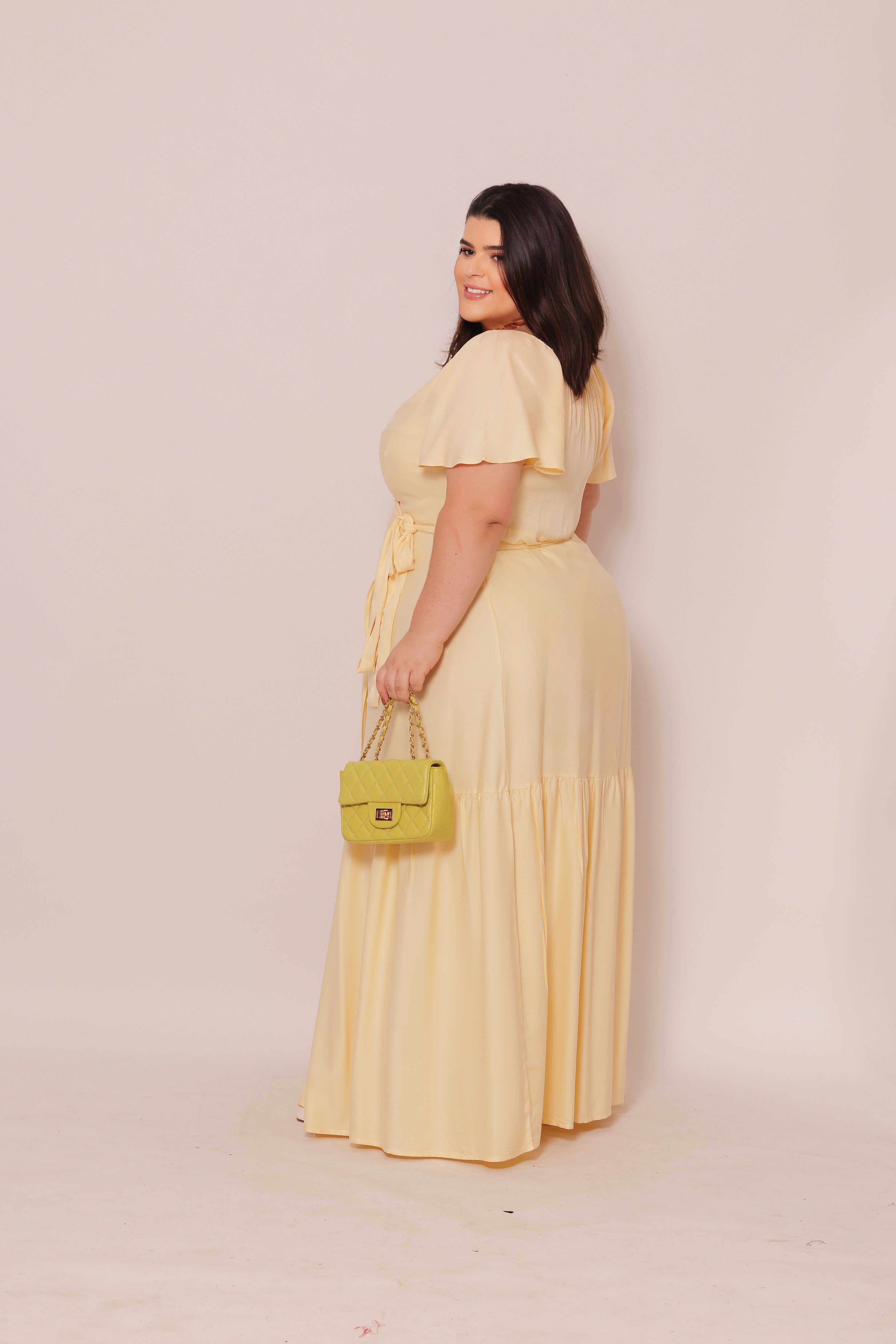Vestido Plus Size Longo Sara