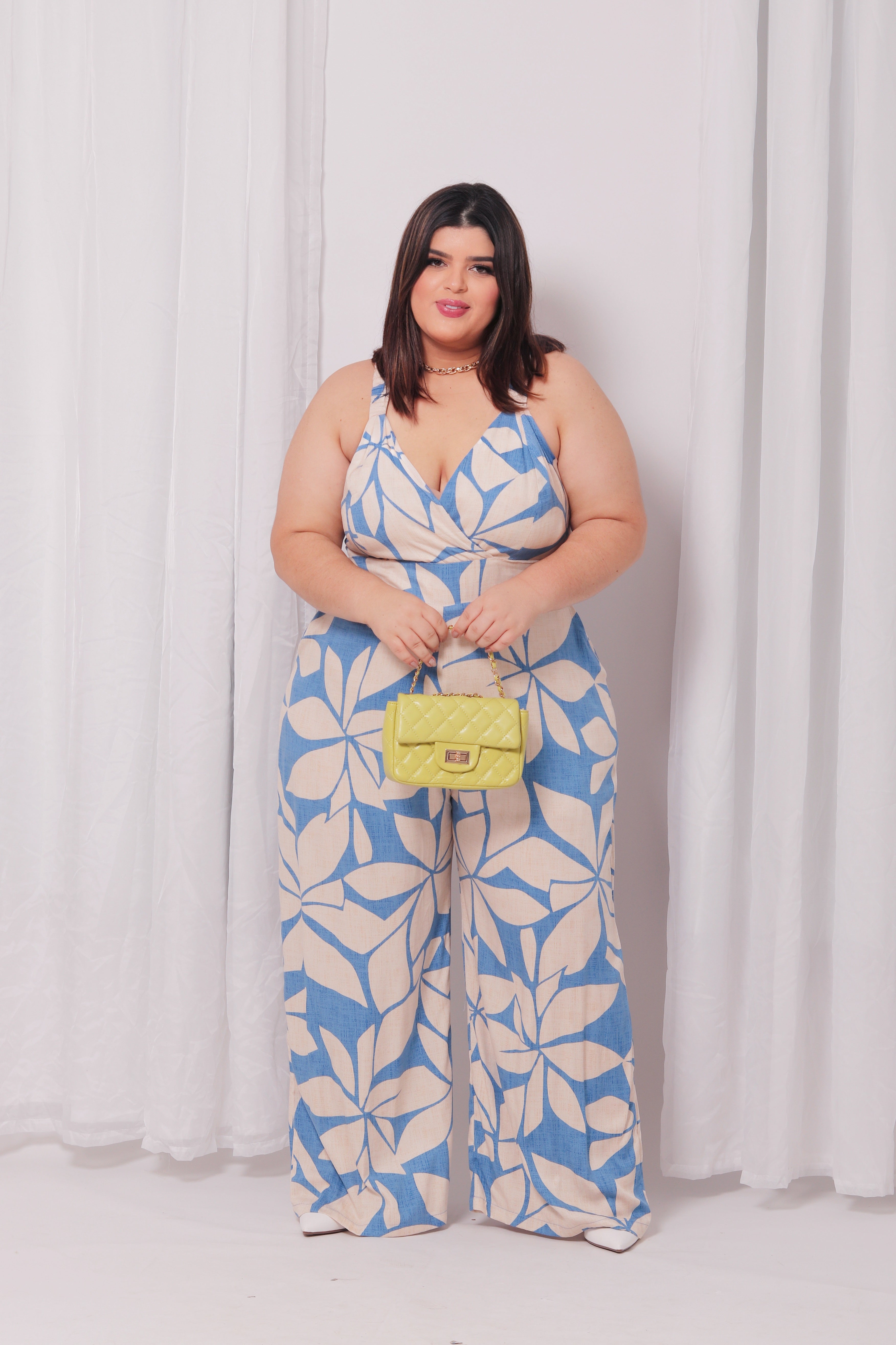 Macacão Alça Estampado