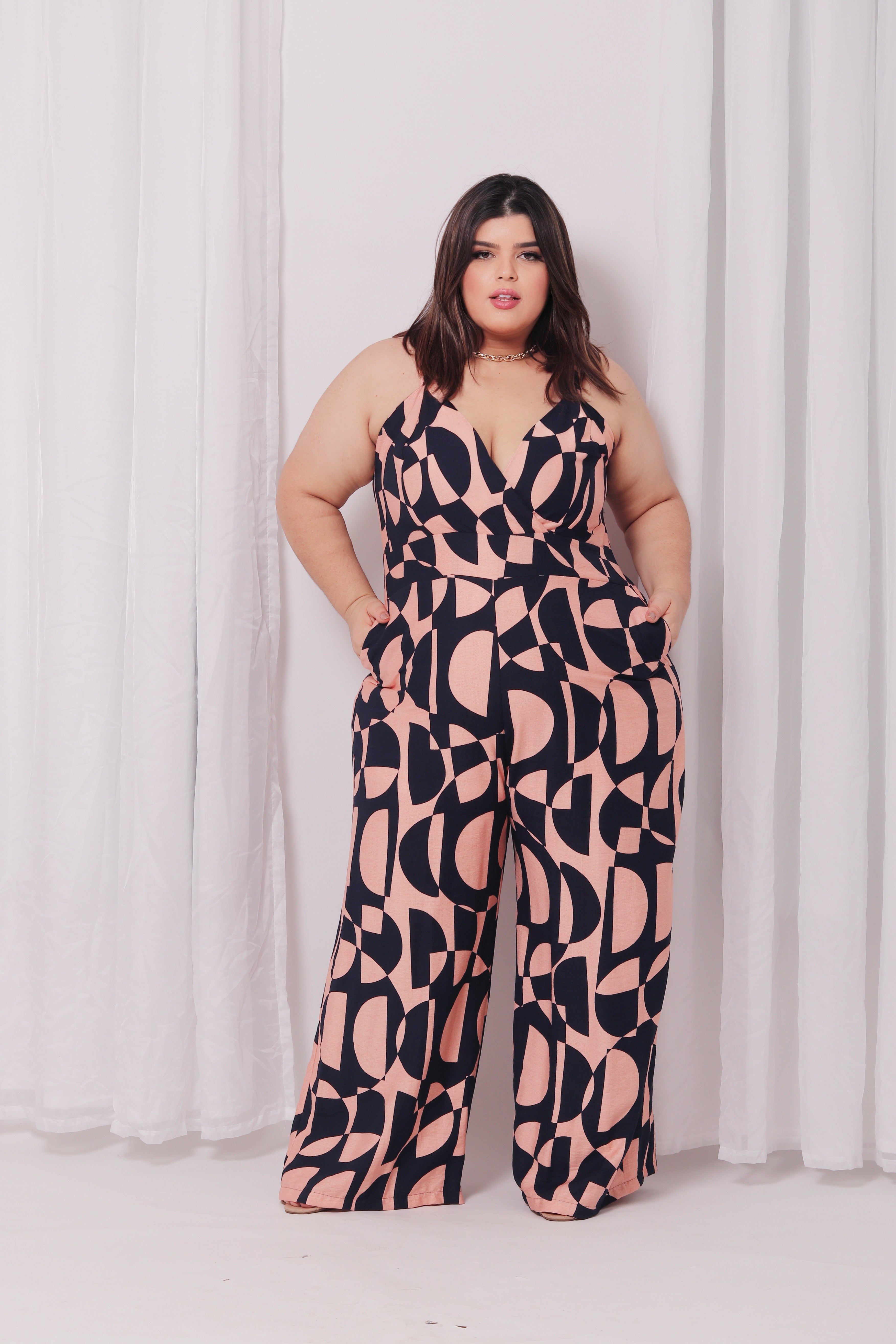 Macacão Alça Estampado