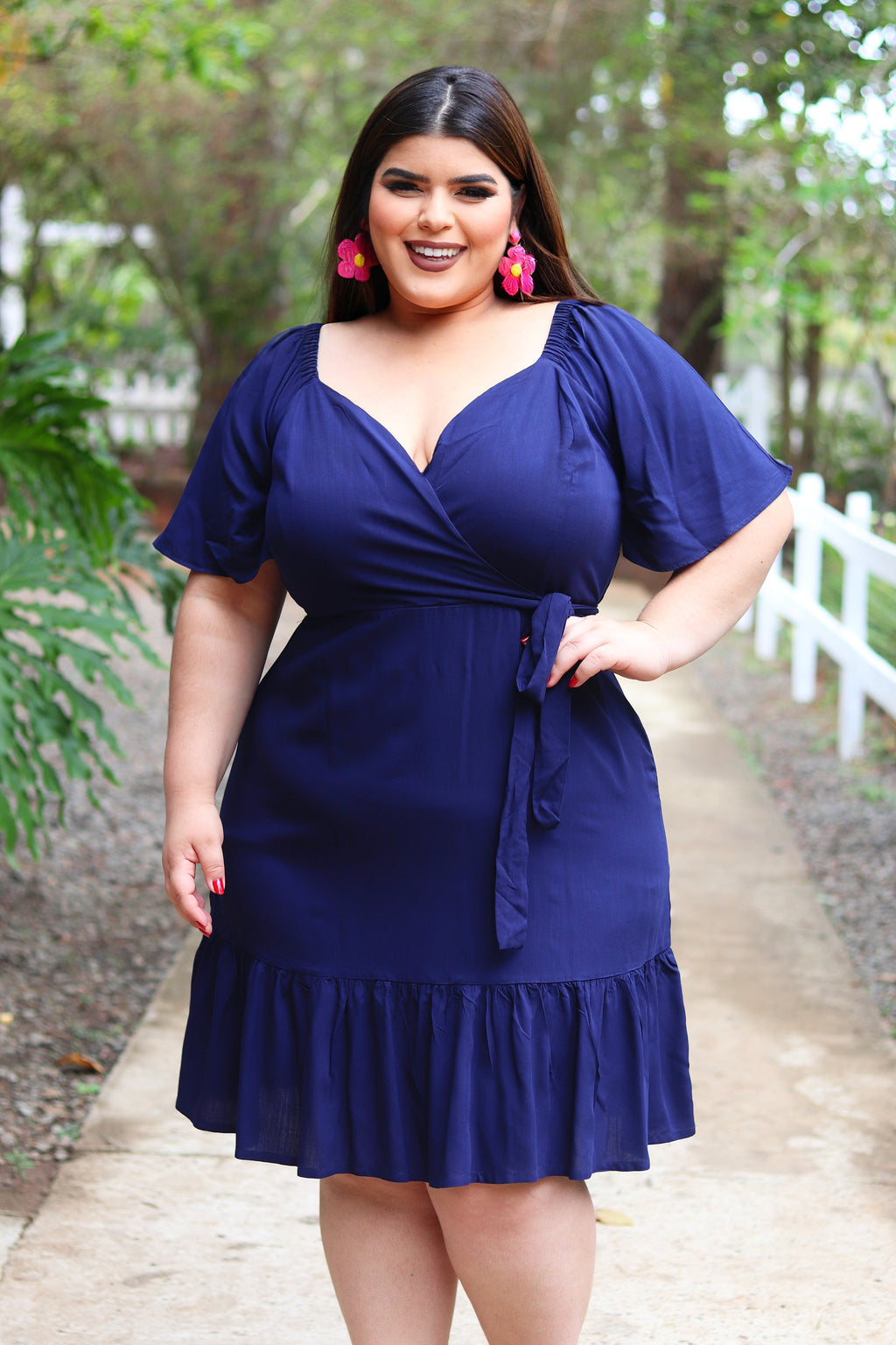 Vestido Louise Azul Marinho