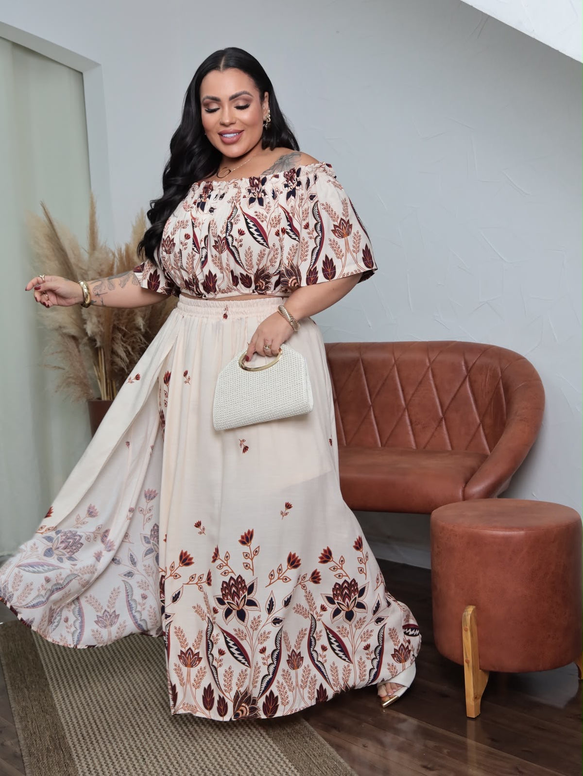 Conjunto Alícia estampado