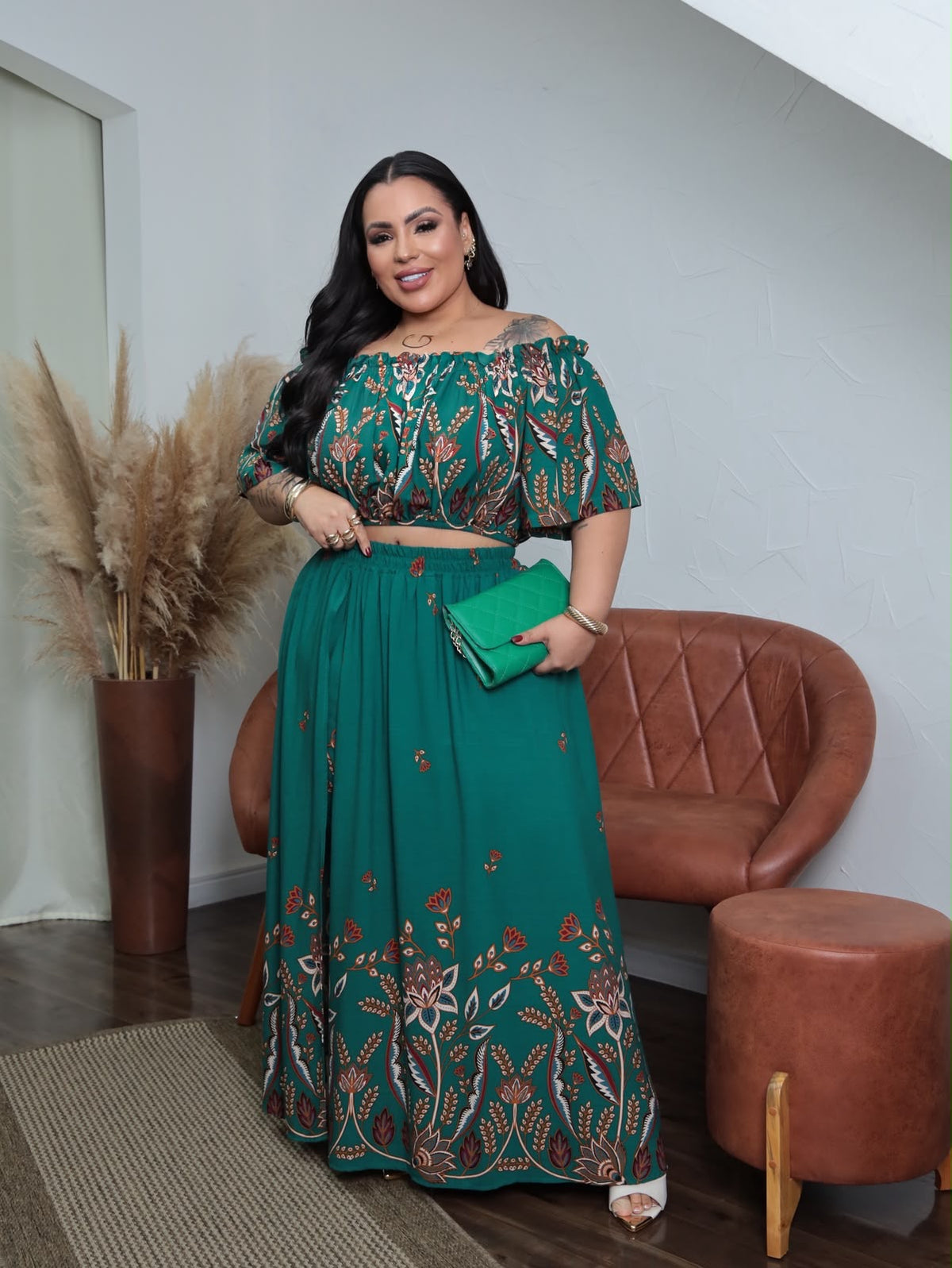 Conjunto Alícia estampado
