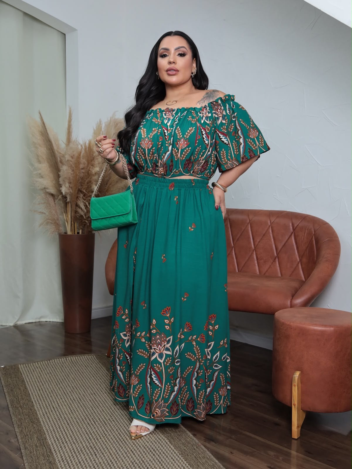 Conjunto Alícia estampado