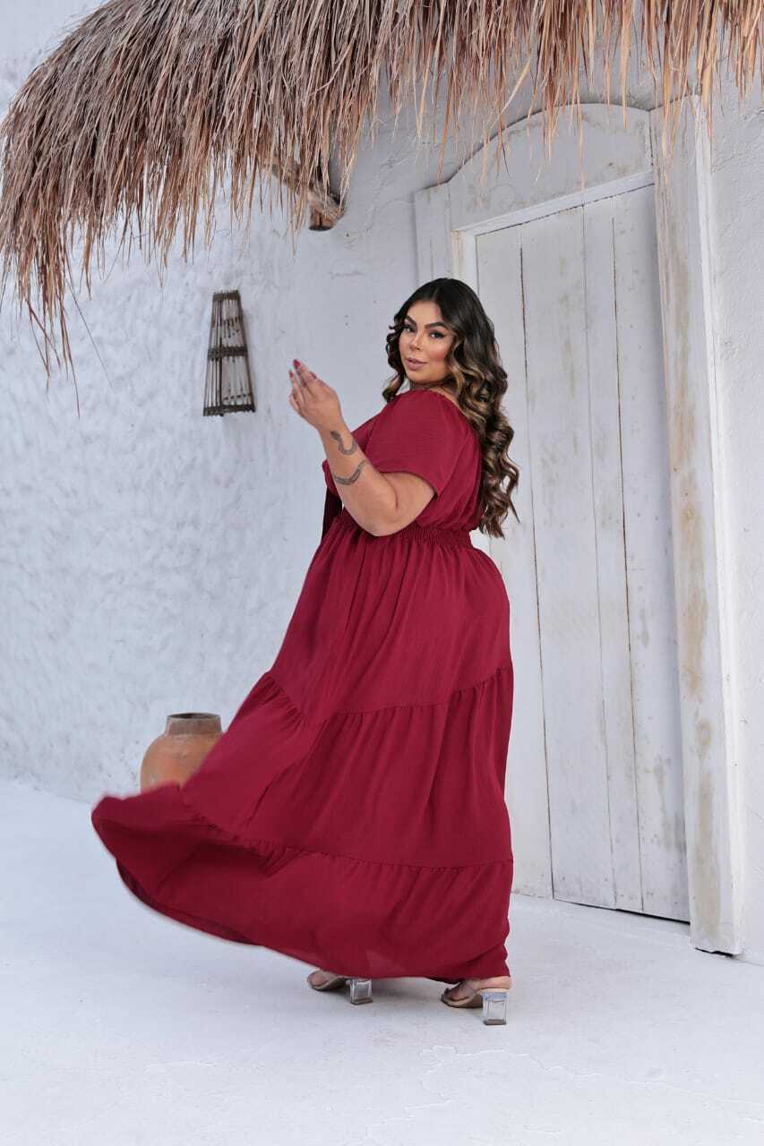 Vestido Isis Marsala