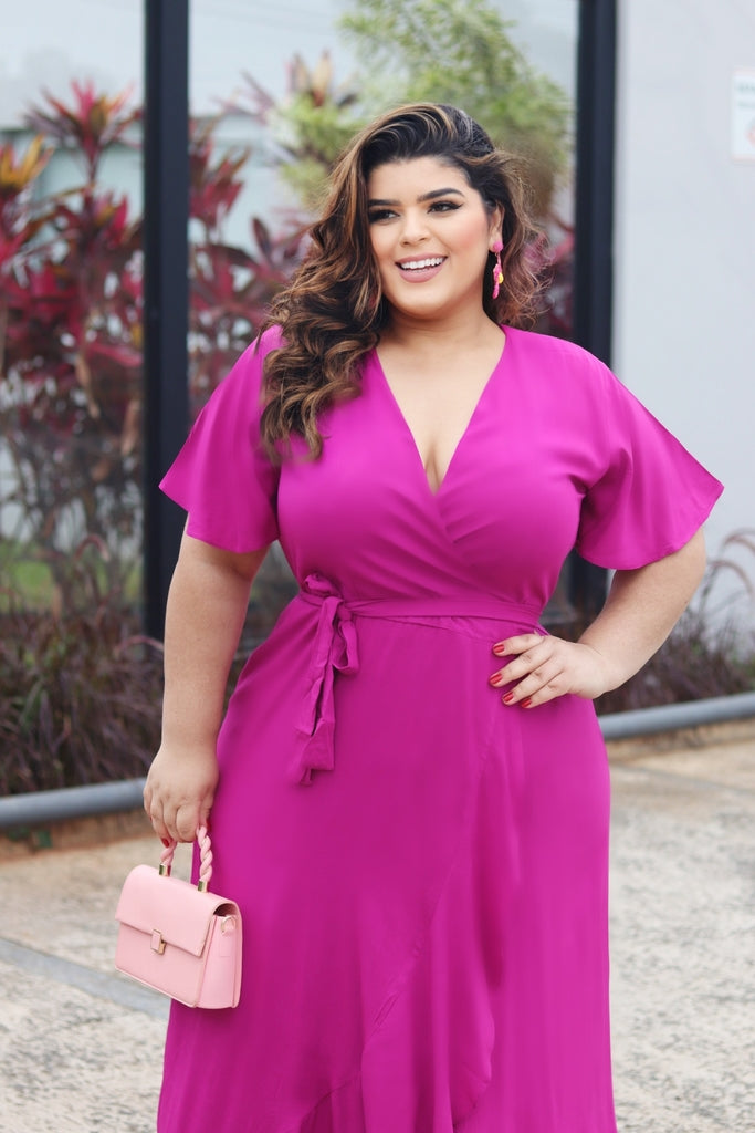 Vestido Manu Fucsia